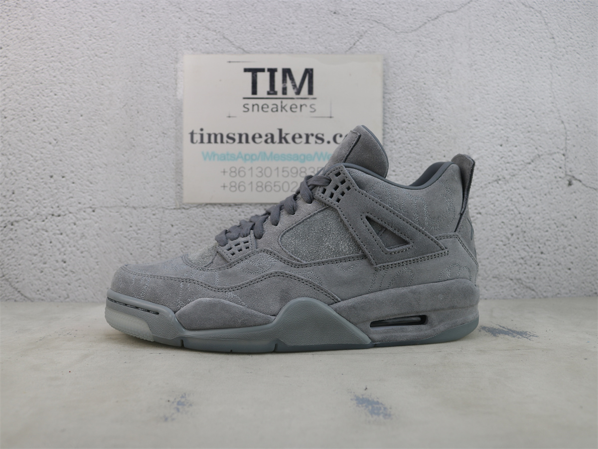 New Batch KAWS x Air Jordan 4 Retro Cool Grey 930155-003